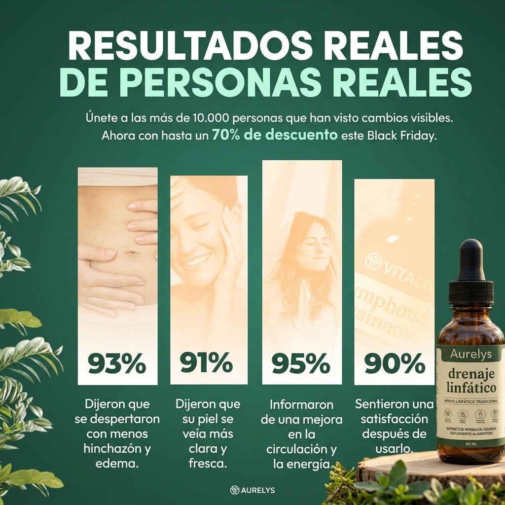 Gotas Aurelys® Desentoxica tu Linfa Naturalmente