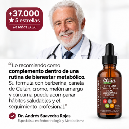 Berberina Líquida · Control Metabólico