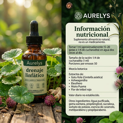 Gotas Aurelys® Desentoxica tu Linfa Naturalmente